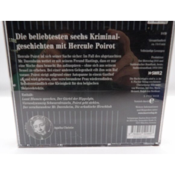 Agatha Christie Audio Book  6 Hercule Poirot Mysteries 3CDs GERMAN LANGUAGE 2016 - Picture 2 of 4